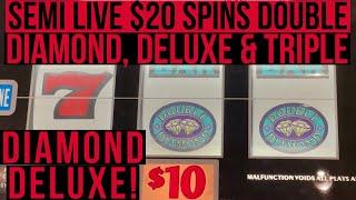 $20 Spins Semi Live Play With Moss At Foxwoods, We Walk From Double  To Deluxe to Triple  Deluxe!