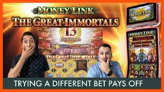 NEW Money Link Slot We Stopped Playing ENHANCED MONEY LINK BET and WON NONSTOP