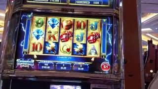 High Limit Ainsworth Thunder cash Long Live Play  w/ bonus free spins Slot machine