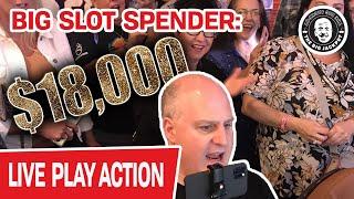 Big Slot Spender: $18,000 LIVE  How Much Will I Leave the Casino With?