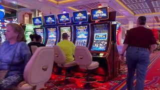CASINO TOUR: ENCORE Boston Harbor is the best casino in Boston.  Lets see the slots.