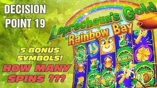 Leprechaun's Gold: Rainbow Bay - Reel Decision Point 19 - 5 BONUS SYMBOLS !