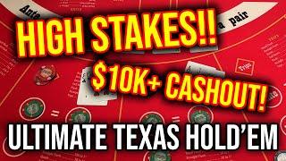 EPIC RUN!!! LIVE HIGH STAKES ULTIMATE TEXAS HOLD’EM POKER!!! Oct 23rd 2022