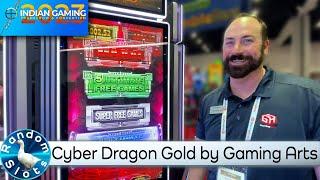 Cyber Dragon Gold Slot Machine by Gaming Arts at #IGTC2023