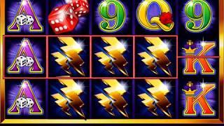 THUNDER CASH Video Slot Casino Game with a RETRIGGERED THUNDER CASH FREE SPIN BONUS