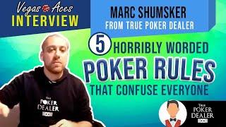 5 Horribly Worded Poker Rules that Confuse Everyone