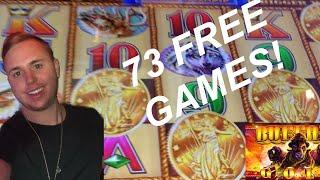 BUFFALO GOLD AND ($5)TOP DOLLAR BONUS AT COSMOPOLITAN LAS VEGAS! 73 FREE GAMES