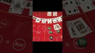 I CAN'T BELIEVE THIS HAND WON!! ULTIMATE TEXAS HOLD'EM!! #shorts