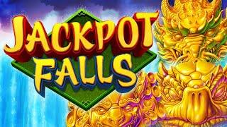 LIVE PLAY on NEW SLOTS!  JACKPOT FALLS LUCKY TURTLE + SEA DRAGONS SLOT MACHINE FEATURES!