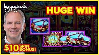 AWESOME NEW GAME! Dancing Drums Prosperity Slot - HUGE WIN SESSION!