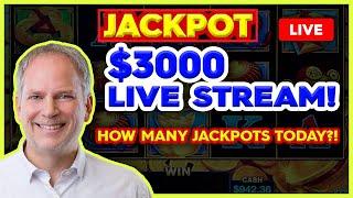 LIVE JACKPOT on That's Bananas!!! Most Heart-BREAKING Wonder 4 Gold EVER!! $3000 Slot Play!