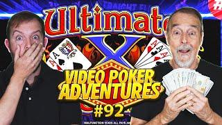 Ultimate X Royal Flush!!! Matt is Dancing AGAIN! Video Poker Adventures 92 • The Jackpot Gents