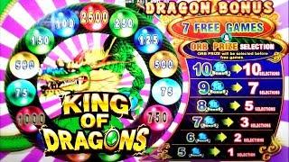 BIG WIN on KING OF DRAGONS 3 SLOT MACHINE POKIE + FU FU FU + MIGHTY CASH BONUSES - PECHANGA CASINO