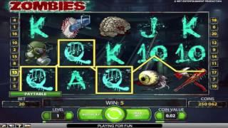 Free Zombies slot machine by NetEnt gameplay  SlotsUp