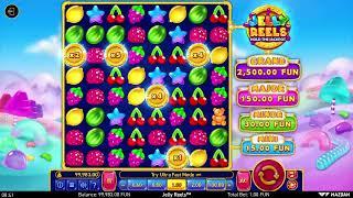 Jelly Reels slot machine by Wazdan gameplay  SlotsUp