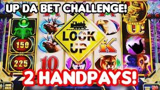 ALL ABOARD THE MONEY TRAIN!  My 1st 2 HANDPAYS on Luxury Line in an AMAZING Up Da Bet Challenge!