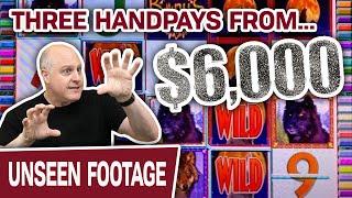 $6,000 Gets Me 3 HANDPAYS  But Am I Up or Down on Wild Wolf?