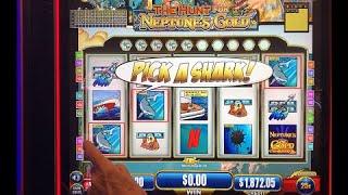 Choctaw Casino "Neptune's Gold"  $$$ Free Play High Limits JB Elah Slot Channel  How To YouTube USA