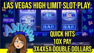 High Limit Slot Machines  Quick Hits, 10x Pay and my 2 Million Dollar Progressive!
