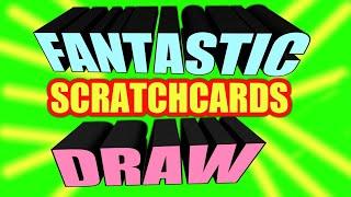 SCRATCHCARDS   GAME ON..BIG DRAW....LOTS OF CARDS FOR VIEWERS ....NEXT FREE DRAW WEDNESDAY..8.30PM