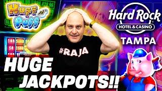Huff N’ Puff $50 SPINS  More HUGE JACKPOTS at HARD ROCK TAMPA