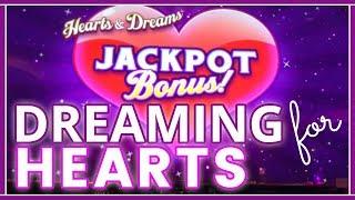 Dreaming for HEARTS  ++BONUSESMAX BET SLOTS  Slot Machine Pokies w Brian Christopher