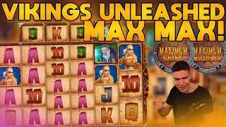 VIKINGS UNLEASHED BONUS BUY WITH MAXIMAL MULTIPLIER AND FREE SPINS - HUGE WIN