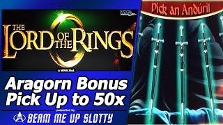 Lord of the Rings: Reels of Rivendell Slot - Aragorn Bonus in New WMS Game