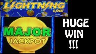 MAJOR JACKPOT LIGHTNING LINK SLOT MACHINE BONUS