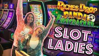 Laycee Steele Drops the Riches PANDA STYLE! Fun Slot Play with the Slot Ladies!