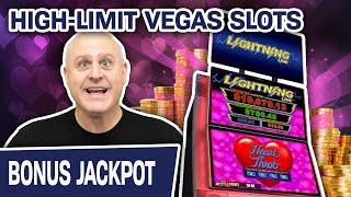 Lightning Link Heart Throb HANDPAY @ The Cosmo  High-Limit Las Vegas Slots