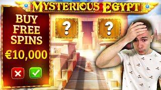 BUYING A €10,000 BONUS ON MYSTERIOUS EGYPT (NEW RELEASE)
