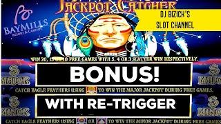 Jackpot Catcher Slot Machine - BONUSES!!  LOW ROLLIN’ HIGH WINNIN'