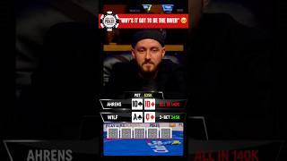 A WSOP Elimination We CAN'T stop Watching! #shorts