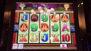 Pompeii Slot Machine Line Hits Aria Casino Las Vegas