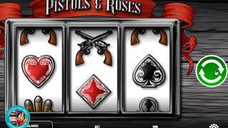 PISTOLS AND ROSES Slot Machine  RIVAL GAMEPLAY   PLAYSLOTS4REALMONEY