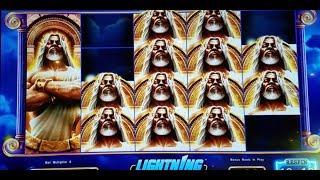 ZEUS Slot Machine MAX BET Lighting BONUS WON + Top Dollar Slot Bonus ! KRONOS FATHER OF ZEUS