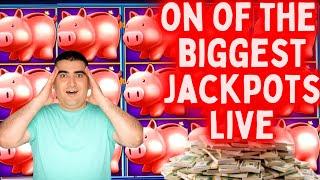 MASSIVE JACKPOTS During Live Stream From Las Vegas