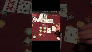 POCKET ACES FOR THE TOP PAYOUT!! HEAD'S UP HOLD'EM!! #shorts