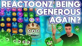 ANOTHER GREAT WIN ON REACTOONZ | CAN GARGA HIT 15 PREMIUMS TWICE?!
