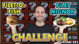 Filet-O-Fish or  Filet Mignon Slot Machine Challenge