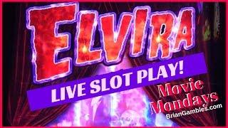 *NEW* Elvira Slot Machine MOVIE MONDAYS Live Play at Cosmopolitan, Las Vegas