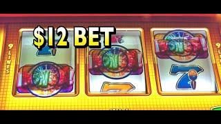 GAME OF LIFE: $12 BET - Bonus on High Limit Game of Life Slot Machine.