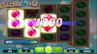 NETENT Dazzle me Slot REVIEW Featuring Big Wins With FREE Coins