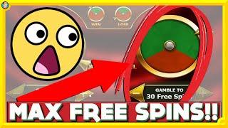 30 Free Spins!! & Many More SLOTS with GAMBLES!