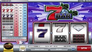 Sevens and Bars Mini online slot by Rival | Slototzilla video preview