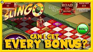 SLINGO! Centurion with WILD POWER SPINS & ROAD to ROME!