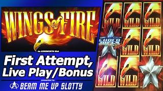 Wings of Fire Slot - First Attempt with Live Play and Free Spins Bonus
