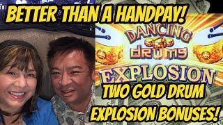 WOW! OUR GOLD DRUMS EXPLODED TWICE FOR BIG WINS!