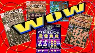 Scratchcards £2 MILLION Purple..EMERALD DOUBLER SCRABBLE..£100 LOADED..INSTANT £100.& Other Cards